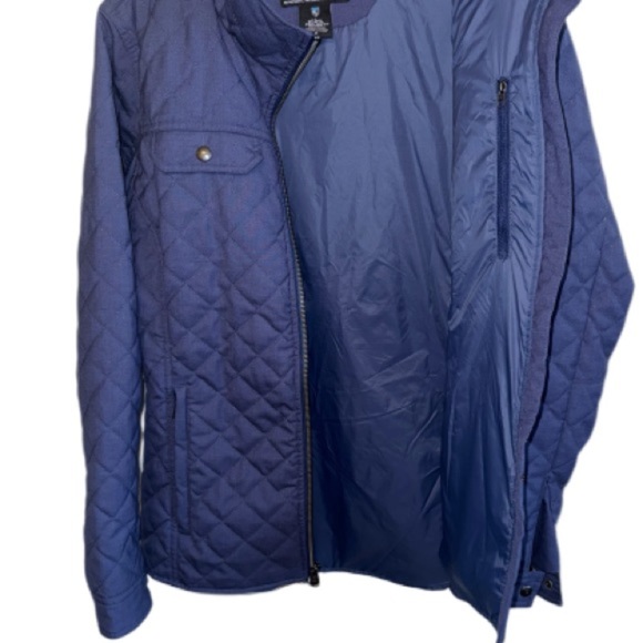 KUHL Womens Navy Brazen Jacket Size Small Quilted Blue Jacket Full Zip - Picture 7 of 15